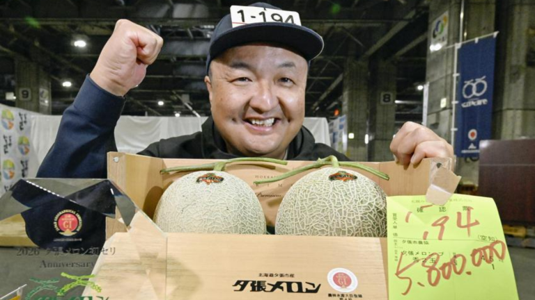 Par de mel&otilde;es &eacute; vendido por R$ 182 mil e bate recorde hist&oacute;rico no Jap&atilde;o